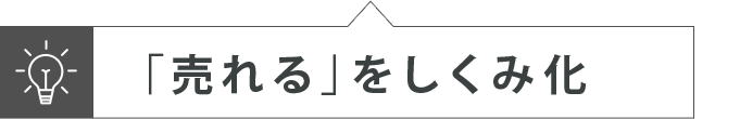 「売れる」をしくみ化